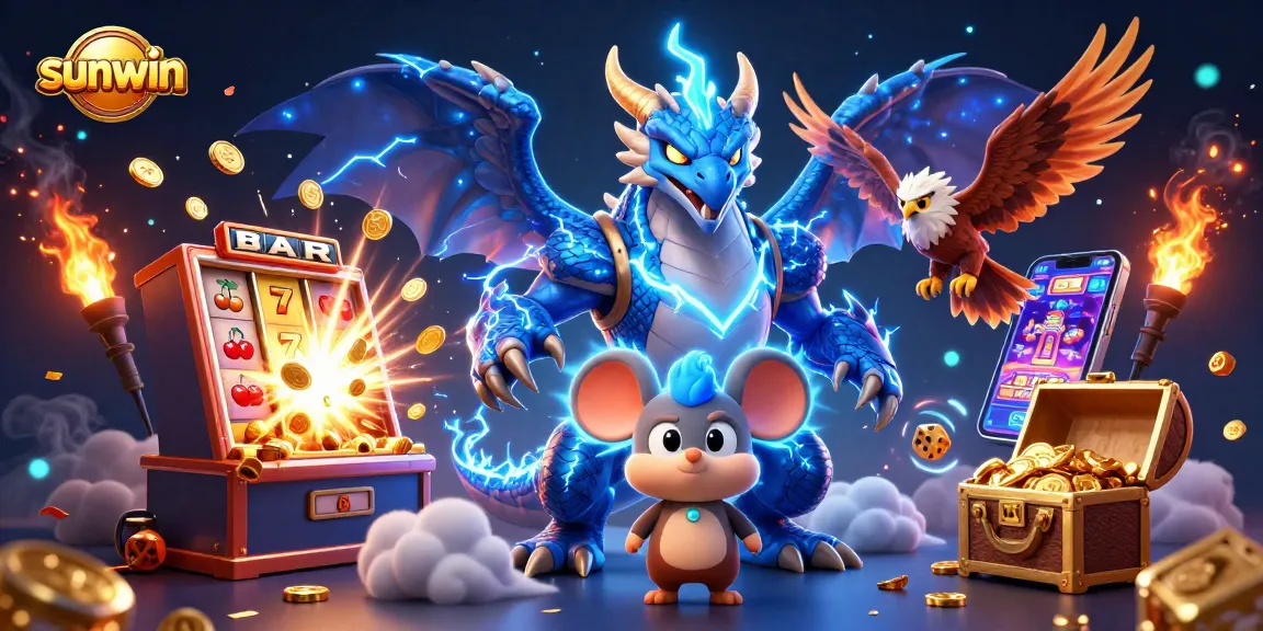 Experience thrilling jackpots and vibrant gameplay with sunwin at this dynamic casino scene.